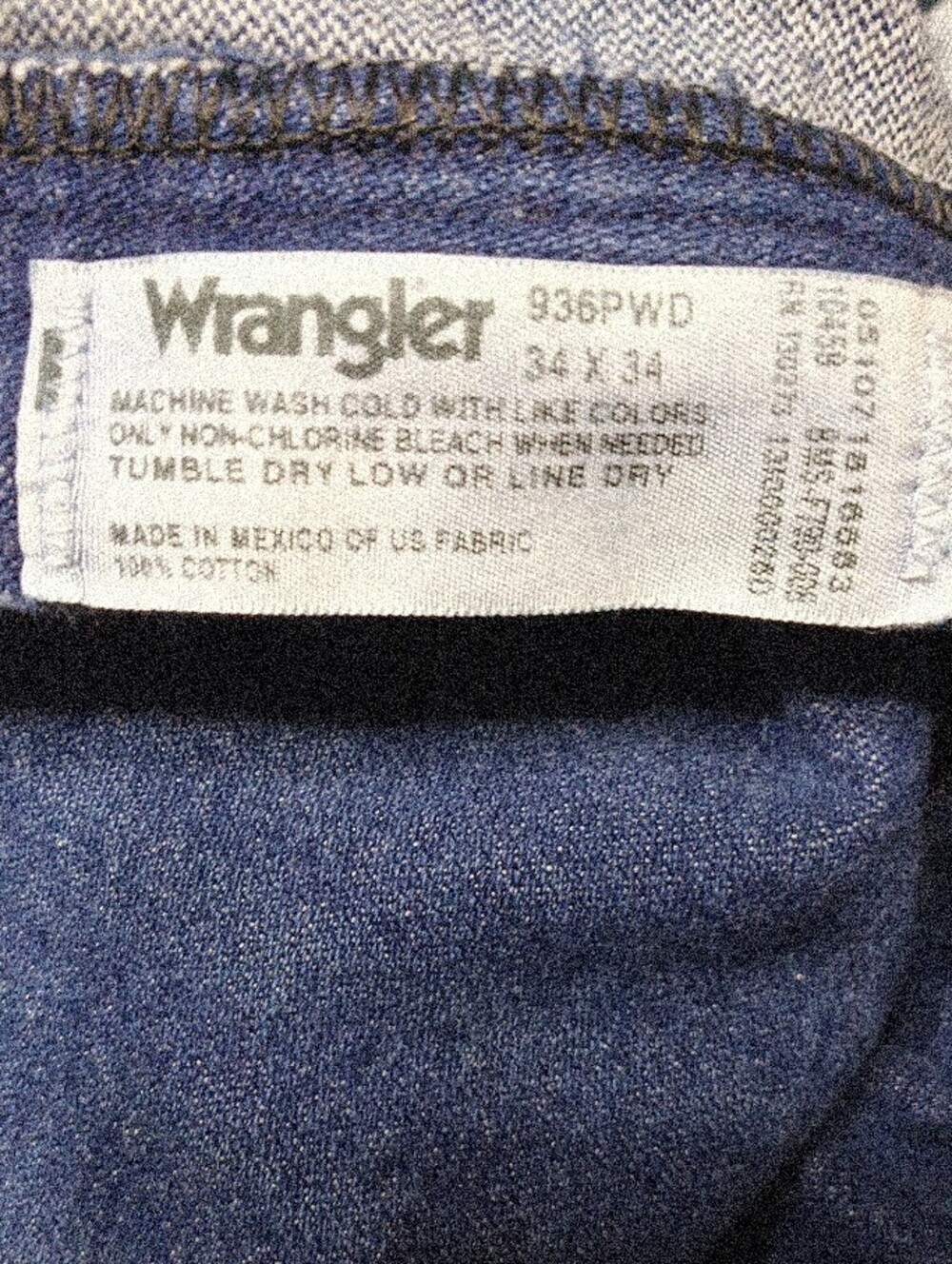 Wrangler Men's Dark Blue Bootcut Jeans - Picture 4 of 4